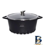 قابلمه چدن گرانیت - نمای جلو - طراحی و جزئیات کلیدی