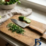 چاقو آشپزخانه مروارید - نمای جلو - طراحی و جزئیات کلیدی