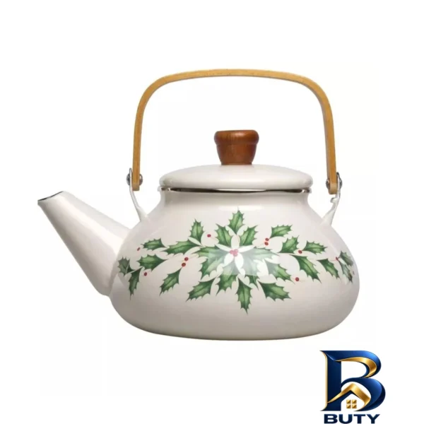 کتری دسته چوبی - نمای جلو - طراحی و جزئیات کلیدی