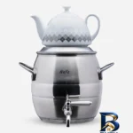 سماور گازی نفیس - نمای جلو - طراحی و جزئیات کلیدی