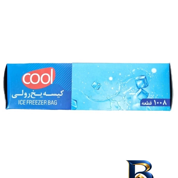 کیسه یخ یکبار مصرف - نمای جلو - طراحی و جزئیات کلیدی