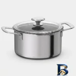 قابلمه استیل ایکیا - نمای جلو - طراحی و جزئیات کلیدی