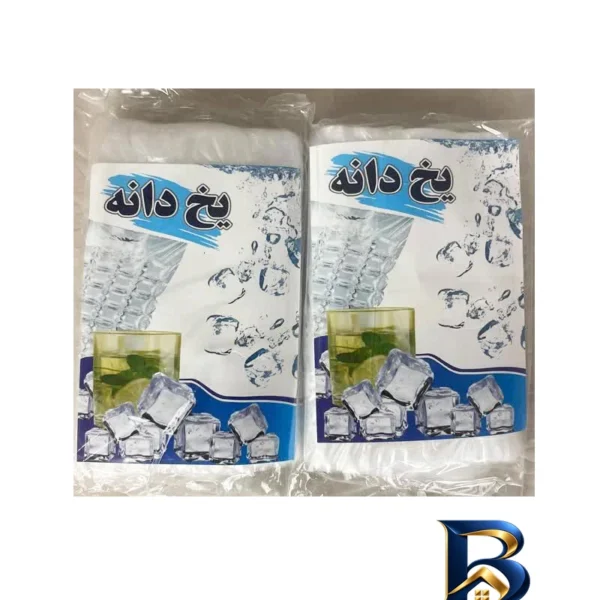 کیسه یخ یکبار مصرف - نمای جلو - طراحی و جزئیات کلیدی