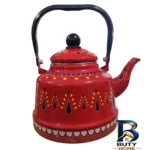 کتری لعابی مراکشی - نمای جلو - طراحی و جزئیات کلیدی