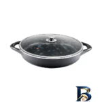 تابه گرانیت دو دسته - نمای جلو - طراحی و جزئیات کلیدی