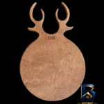 تخته گوشت چوبی - نمای جلو - طراحی و جزئیات کلیدی