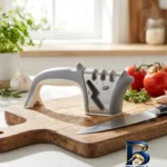 چاقو تیزکن دلفین - نمای جلو - طراحی و جزئیات کلیدی