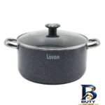 قابلمه گرانیتی لاوان - نمای جلو - برچسب کیسه و وزن