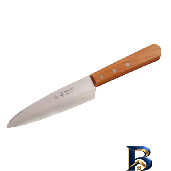 چاقوی آشپزخانه حیدری - نمای جلو - طراحی و جزئیات کلیدی