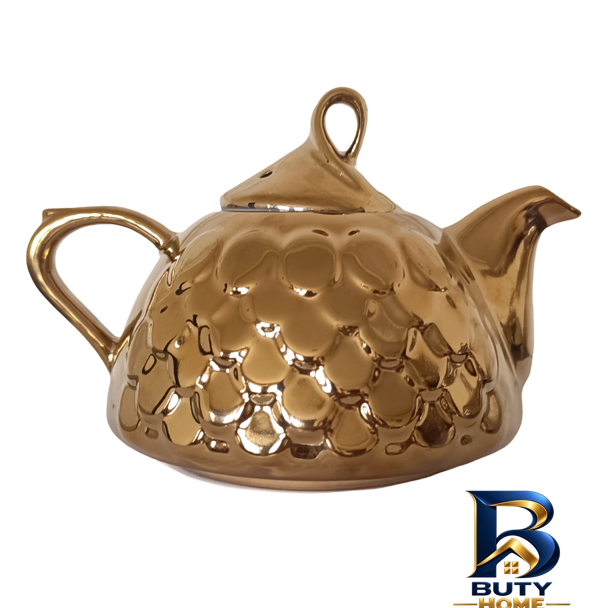 قوری پولکی 850 میلی لیتری - نمای جلو - طراحی و جزئیات کلیدی