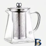 قوری شیک مدل Square - نمای جلو - طراحی و جزئیات کلیدی