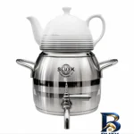 کتری و قوری لوکس - نمای جلو - طراحی و جزئیات کلیدی