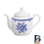 قوری چینی زرین - نمای جلو - طراحی و جزئیات کلیدی