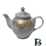 قوری چینی هیئتی - نمای جلو - طراحی و جزئیات کلیدی
