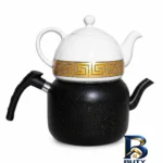 ست کتری و قوری - نمای جلو - طراحی و جزئیات کلیدی