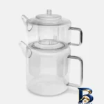 ست کتری و قوری - نمای جلو - طراحی و جزئیات کلیدی