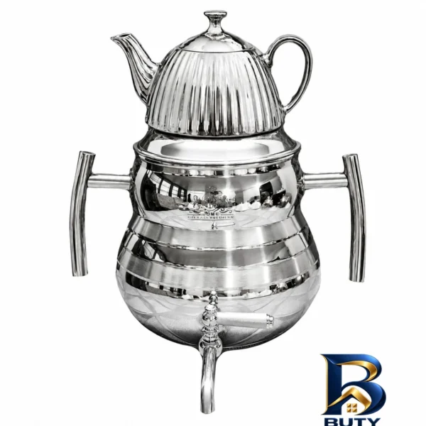 کتری و قوری سرهوم - نمای جلو - طراحی و جزئیات کلیدی