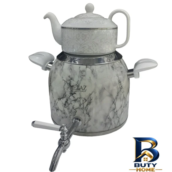 ست کتری و قوری - نمای جلو - طراحی و جزئیات کلیدی