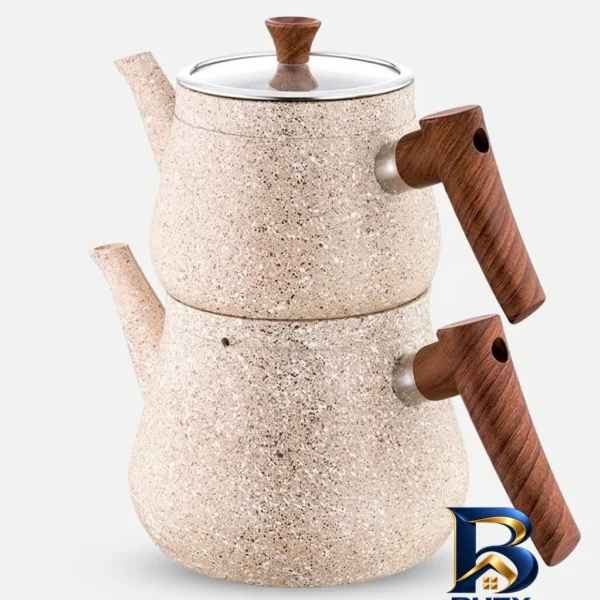 ست کتری و قوری زیو - نمای جلو - طراحی و جزئیات کلیدی