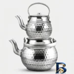 ست کتری و قوری چکشی - نمای جلو - طراحی و جزئیات کلیدی