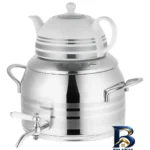ست قوری و کتری - نمای جلو - طراحی و جزئیات کلیدی