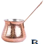 قهوه جوش مسی اصل - نمای جلو - طراحی و جزئیات کلیدی