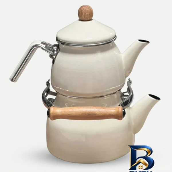 ست کتری و قوری شاهین - نمای جلو - طراحی و جزئیات کلیدی