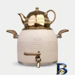 کتری و قوری رنگی - نمای جلو - طراحی و جزئیات کلیدی