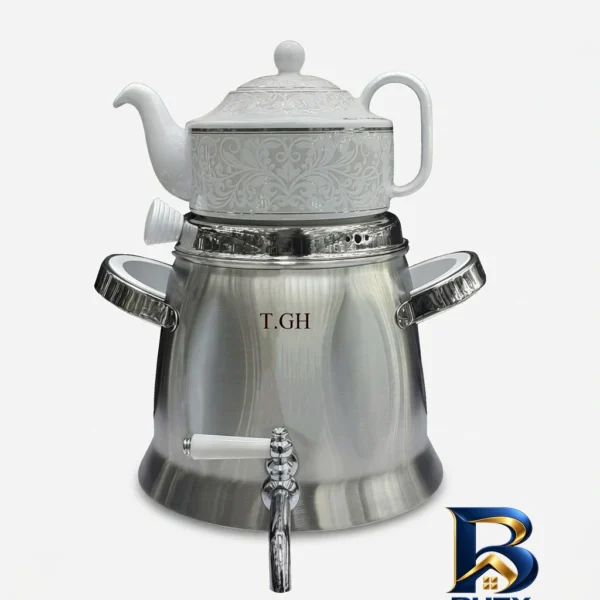 ست کتری و قوری - نمای جلو - طراحی و جزئیات کلیدی