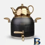 ست کتری و قوری - نمای جلو - طراحی و جزئیات کلیدی