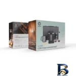 نمای بسته بندی قهوه ساز گرین لاین مدل COFFEE MAKERSET G-۸۰ اصل برچسب و بسته بندی
