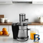 نمای بسته بندی آبمیوه گیری وسترن هاوس مدل WJU-۴۱۱۰ اصل برچسب و بسته بندی
