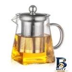 نمای بسته بندی قوری مدل Square با حجم 750 میلی لیتر برچسب و بسته بندی