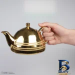 نمای بسته بندی ست کتری و قوری نزاز مدل 3029 با طراحی زیبا برچسب و بسته بندی