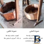 نمای بسته بندی سبد پیاز و سیب زمینی مدل خورشید برچسب و بسته بندی