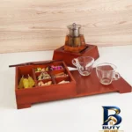 نمای بسته بندی جعبه تیبگ مدل جانان با طراحی زیبا برچسب و بسته بندی