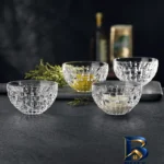 نمای بسته بندی پیاله ناخمن مدل Bossa Nova بسته ۴ عددی برچسب و بسته بندی