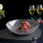 نمای جزئیات قالب کیک گرانیتی مدل گرد مجموعه ۳ عددی نمای نزدیک دانه