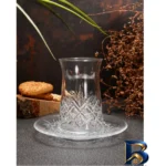 نمای بسته بندی ست نعلبکی و استکان ۱۲ پارچه پاشاباغچه مدل تایملس کد 96991 برچسب و بسته بندی