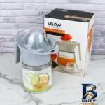 نمای بسته بندی آبمیوه گیری دستی لیمون مدل پارچ کد HS۷۴۲۳ اصل برچسب و بسته بندی