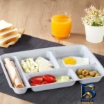 نمای بسته بندی سینی صبحانه خوری هوبی لایف مدل Tablot tabak کد 031294 برچسب و بسته بندی