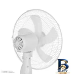 نمای بسته بندی پنکه ایستاده 25 وات اسپاد مدل SOLAR_FAN با پنل خورشیدی برچسب و بسته بندی