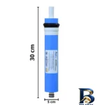 نمای بسته بندی فیلتر دستگاه تصفیه آب آکوا پیورست مدل RO FILTER 03 مجموعه 6 عددی جزئیات برچسب و پرداخت بسته