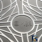 نمای بسته بندی تابه گرانیت دو دسته ام جی اس مدل کره ای برچسب و بسته بندی