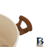 نمای بسته بندی سرویس پخت و پز ۱۱ پارچه پی ام تی مدل السا برچسب و بسته بندی