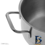 نمای بسته بندی سرویس قابلمه و تابه استیل ۸ پارچه کی اس تی مدل 5210 برچسب و بسته بندی