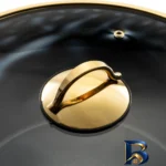 نمای بسته بندی سرویس قابلمه و تابه گرانیت ۱۶ پارچه ام جی اس مدل ماینز کد ۰۰۲ برچسب و بسته بندی
