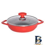 نمای بسته بندی سرویس قابلمه و تابه گرانیت ۱۲ پارچه عروس مدل ویکتوریا برچسب و بسته بندی