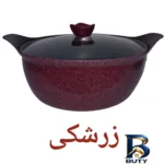 نمای بسته بندی سرویس قابلمه ۱۳ پارچه مدل ۱۳B برچسب و بسته بندی