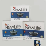 نمای بسته بندی سرویس گرانیتی قابلمه و تابه 6 پارچه نیولایف مدل افرا 6306 برچسب و بسته بندی